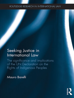 cover image of Seeking Justice in International Law